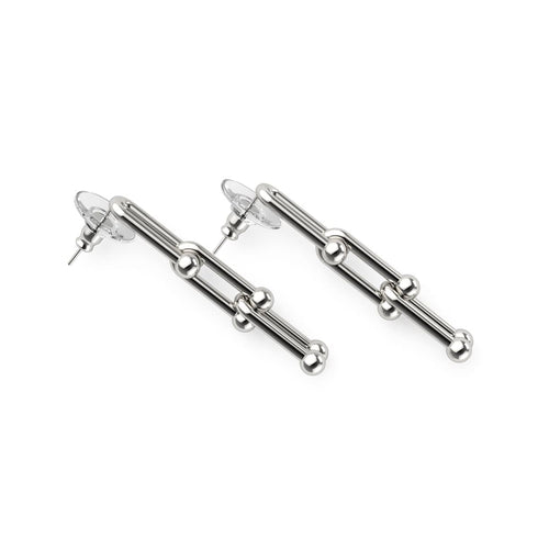 The Juno | Pellet Chain Earrings